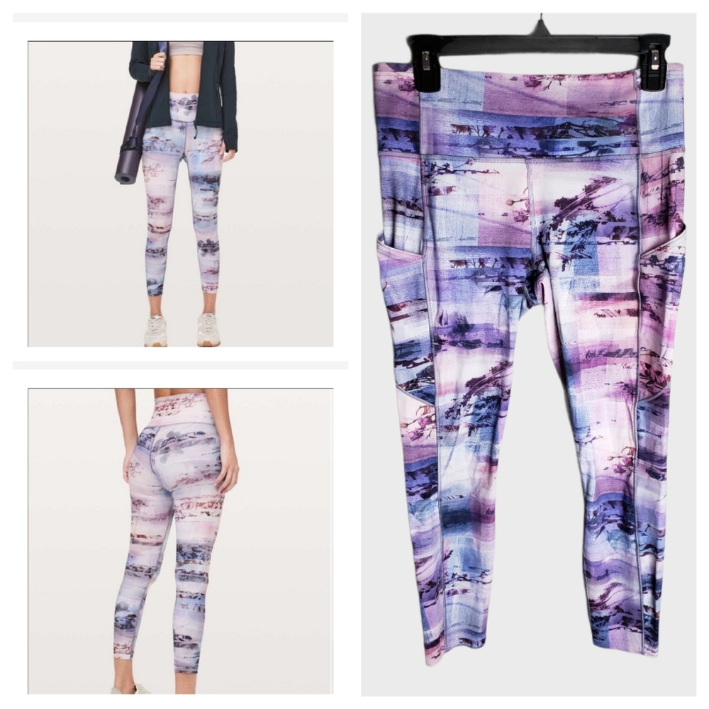Lululemon Wunder Under High Rise Sunrise 10'